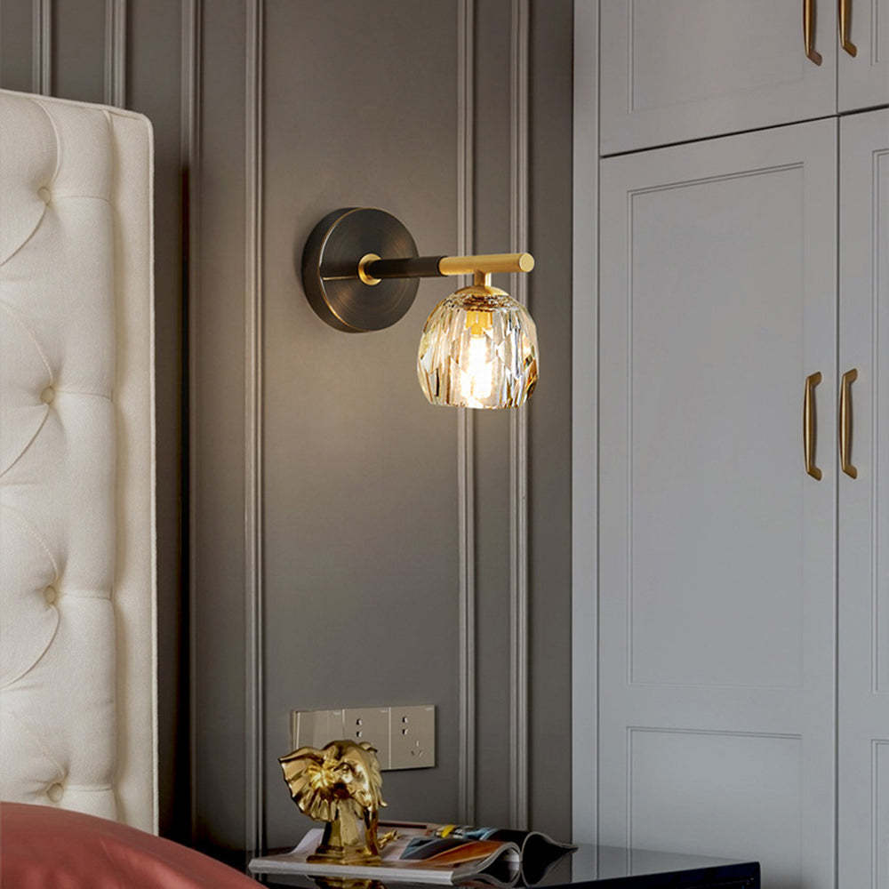 Luxury Copper Globe Wall Lamp -Homdiy