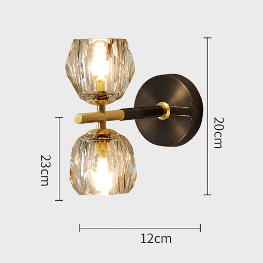 Luxury Copper Globe Wall Lamp -Homdiy