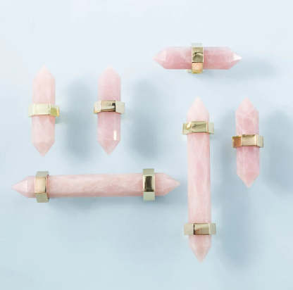  Luxury Natural Crystal Cabinet Handles And Wardrobe T Bar Knobs