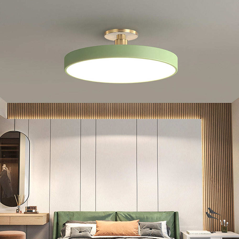 Macaron LED Flush Mount Ceiling Light For Bedroom -Homdiy