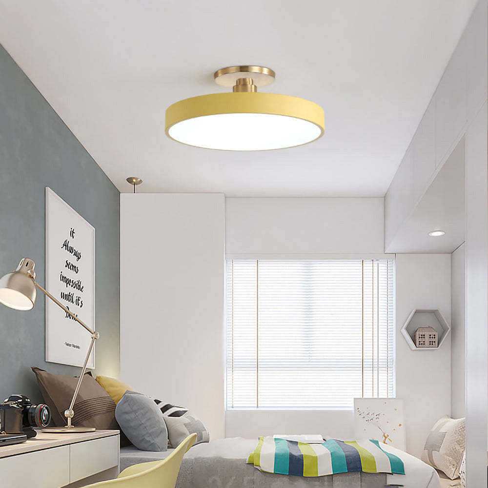 Macaron LED Flush Mount Ceiling Light For Bedroom -Homdiy