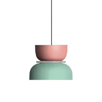 Simple Nordic Metal Colorful Dining Room Pendant Light