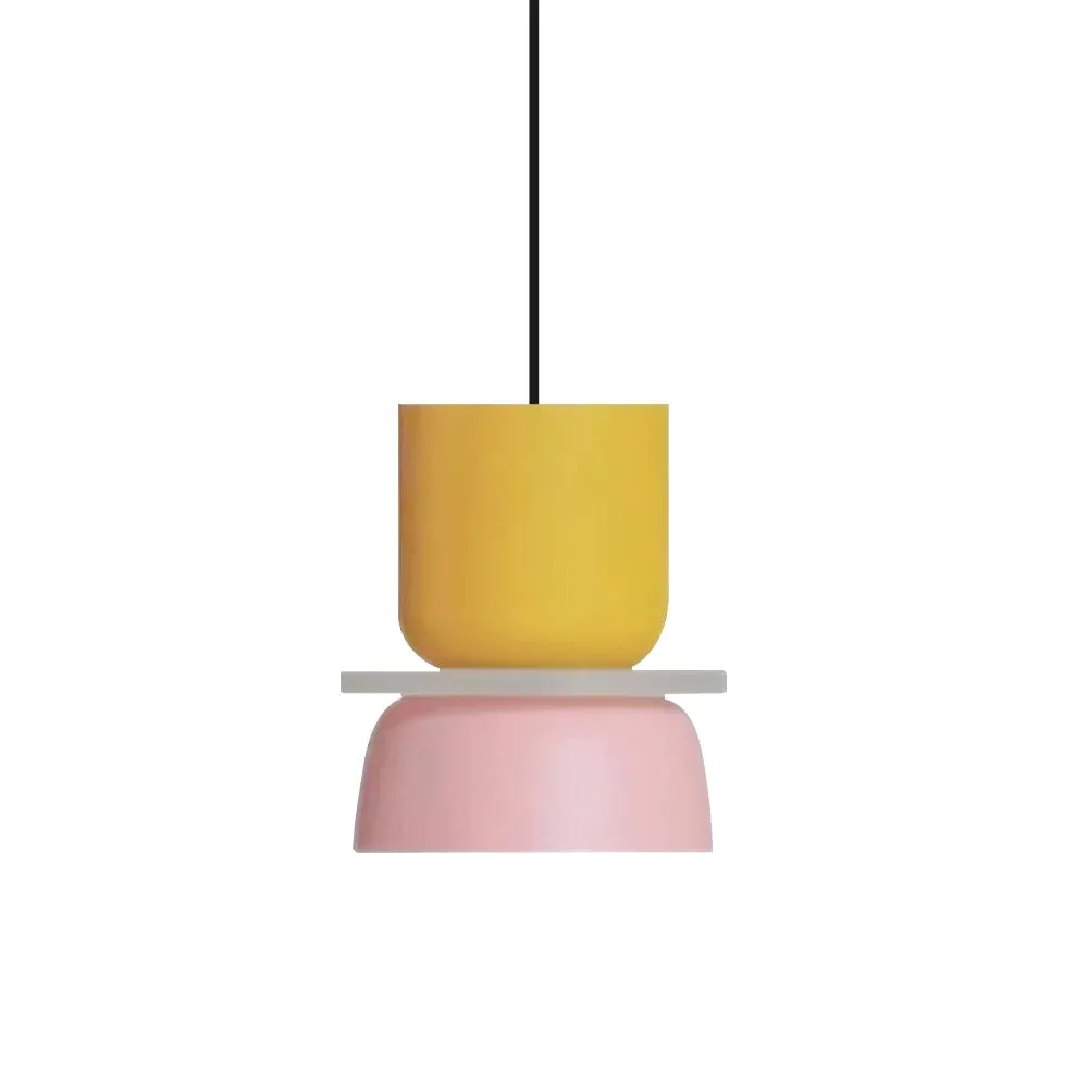 Simple Nordic Metal Colorful Dining Room Pendant Light