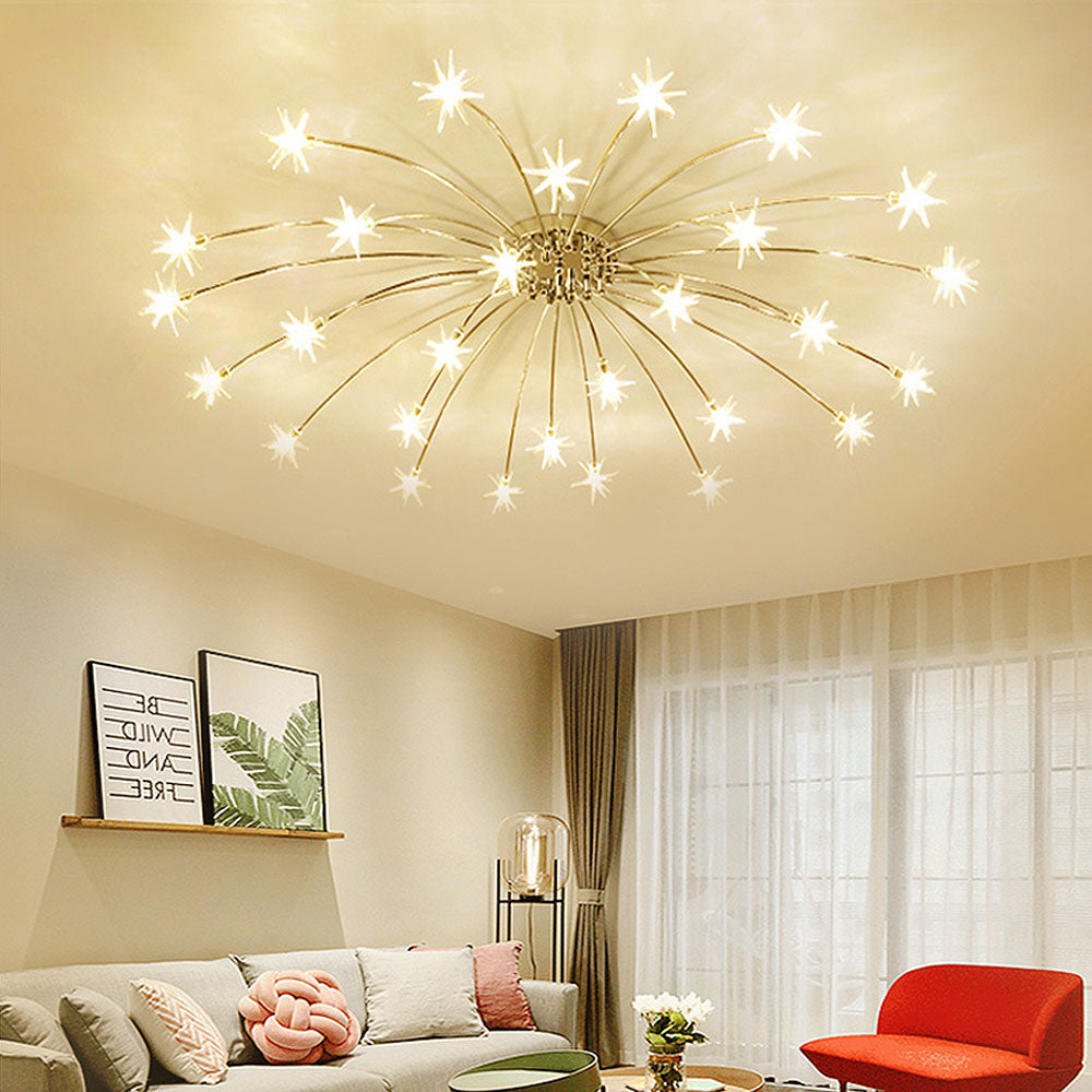 Nordic Art Creative Gypsophila Ceiling Lamps For Living Room -Homdiy