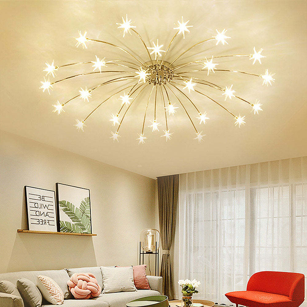 Nordic Art Creative Gypsophila Ceiling Lamps For Living Room -Homdiy