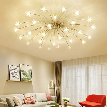 Nordic Art Creative Gypsophila Ceiling Lamps For Living Room -Homdiy