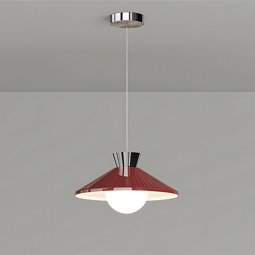 Iron and Glass Pendant Light Chandelier for Kitchen