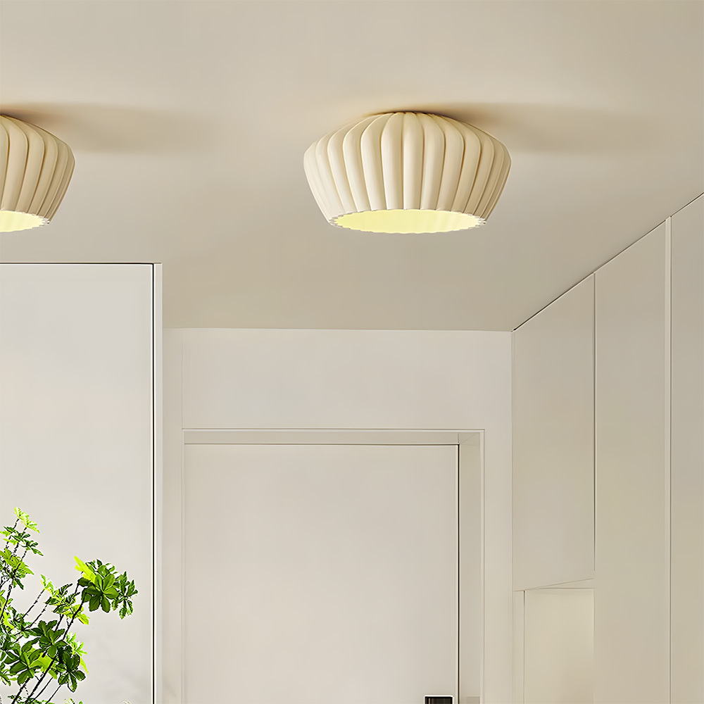 Nordic Cream Style Resin Hallway Ceiling Lights