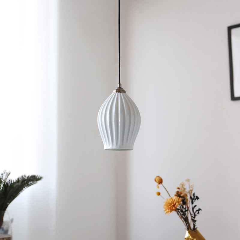 Vintage Post-modern Nordic Minimalist Ceramic Pendant Light -Homdiy