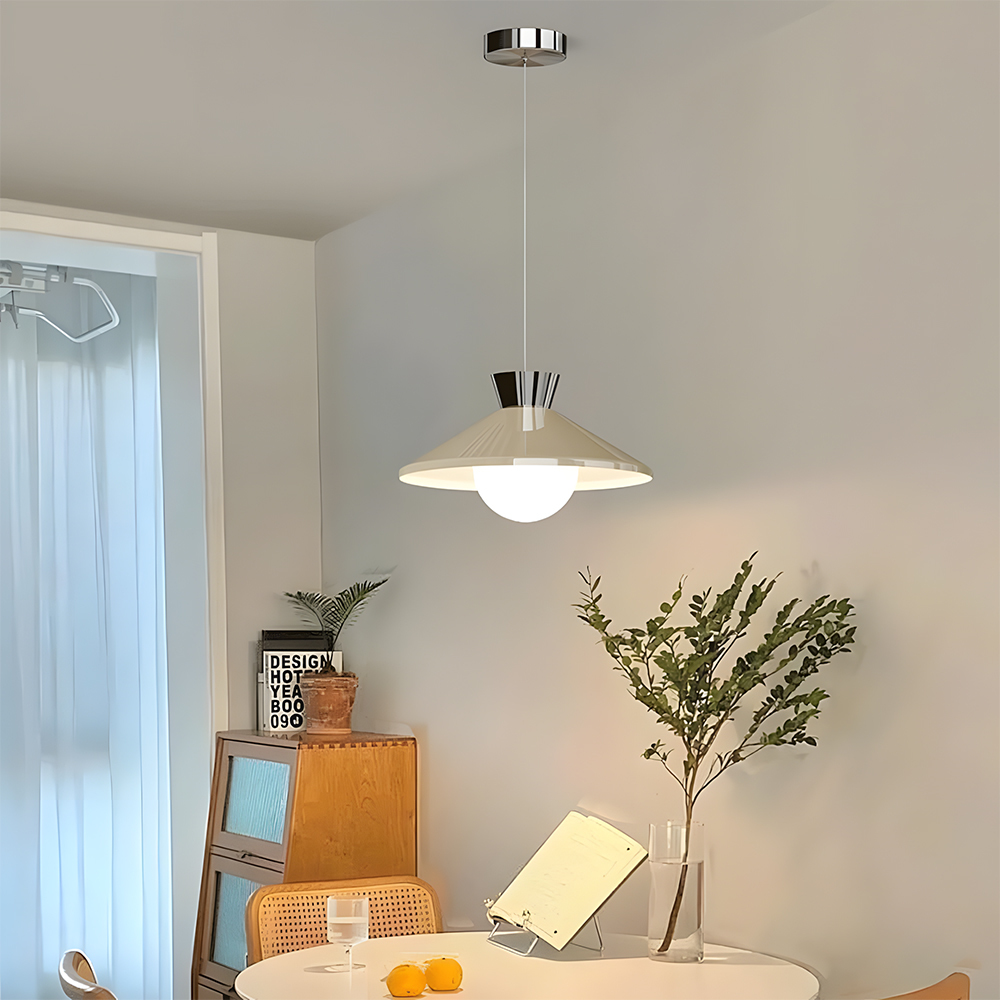 Iron and Glass Pendant Light Chandelier for Kitchen