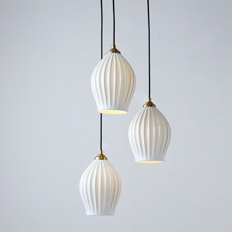 Vintage Post-modern Nordic Minimalist Ceramic Pendant Light -Homdiy