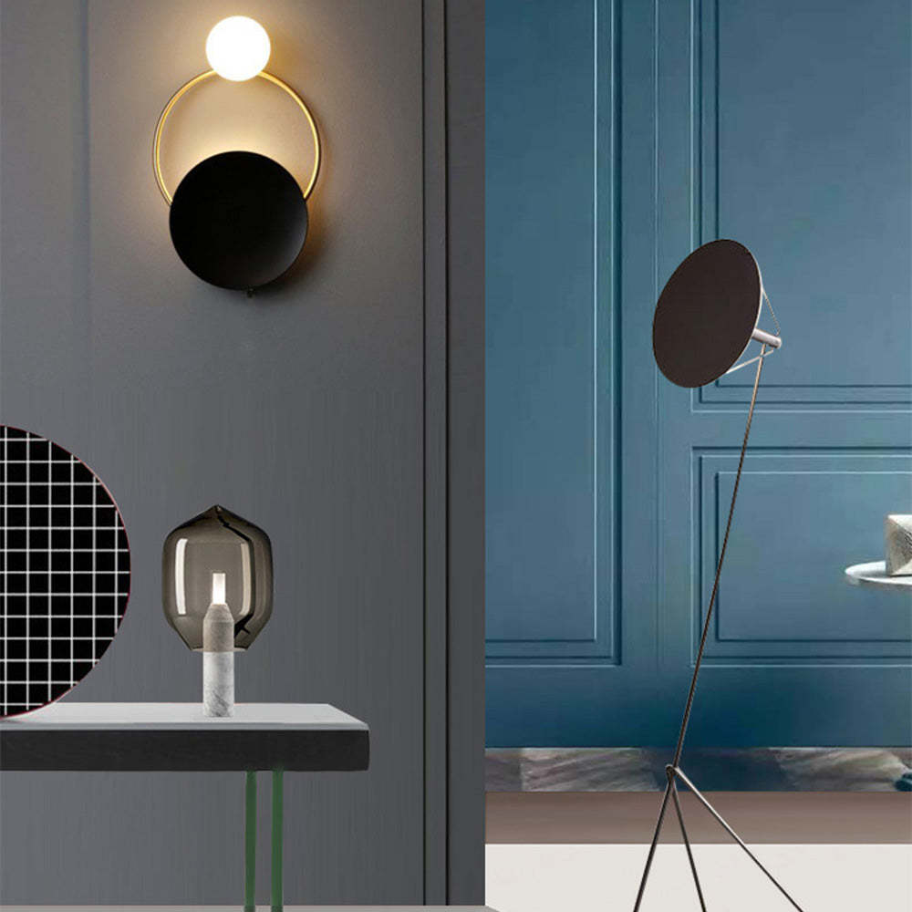 Stylish Round Wall Light Wall Lamps For Bedroom -Homdiy