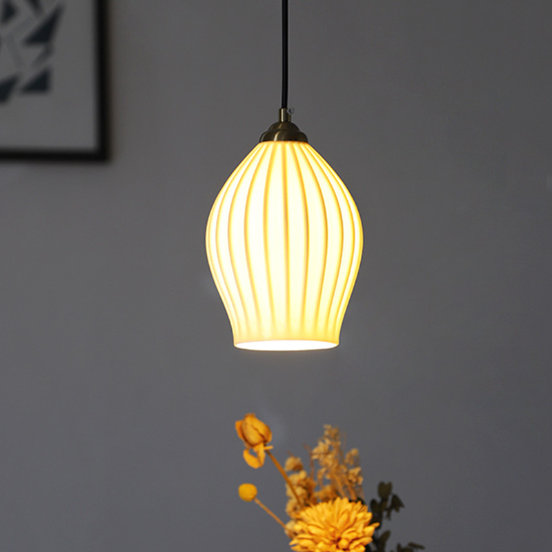 Vintage Post-modern Nordic Minimalist Ceramic Pendant Light -Homdiy