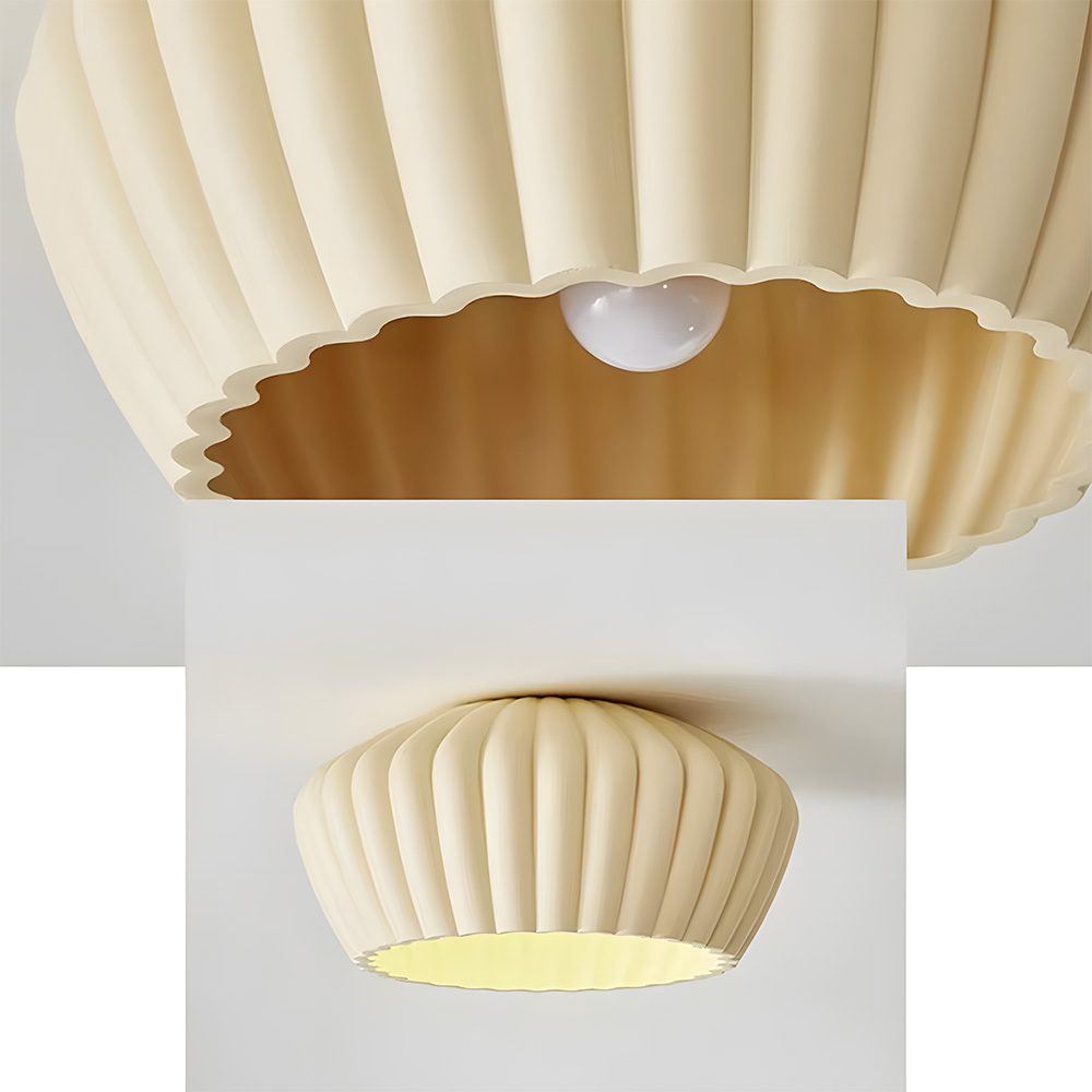 Nordic Cream Style Resin Hallway Ceiling Lights
