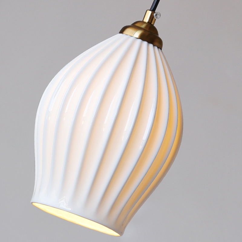 Vintage Post-modern Nordic Minimalist Ceramic Pendant Light -Homdiy