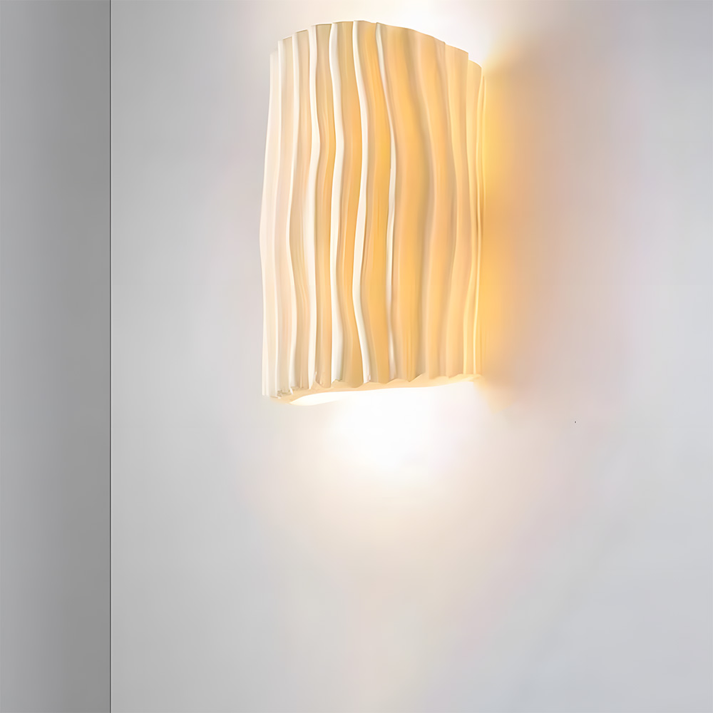 Modern Colorful Resin Bedroom Bedside Wall Lamp