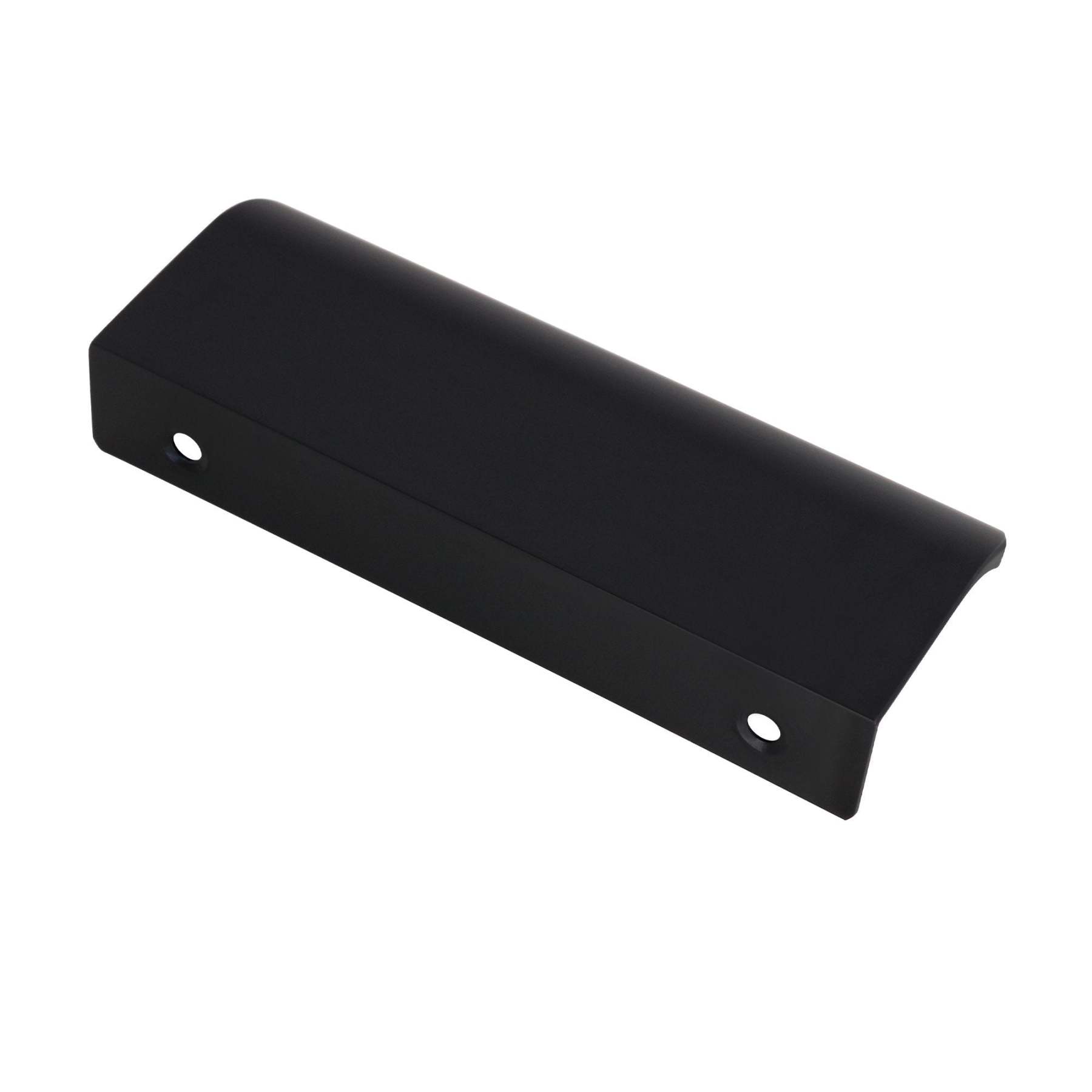 Matte Black Finger Edge Cabinet Pulls Dresser Handles for Kitchen -Homdiy