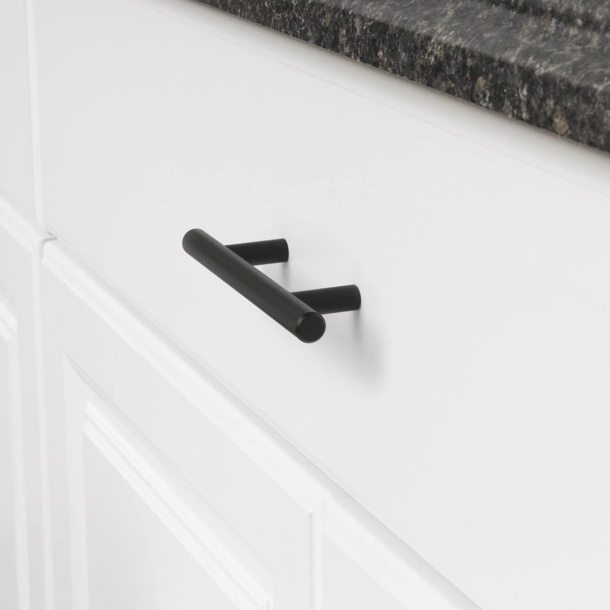 Flat Black Cabinet Bar Handles for Kitchen -Homdiy