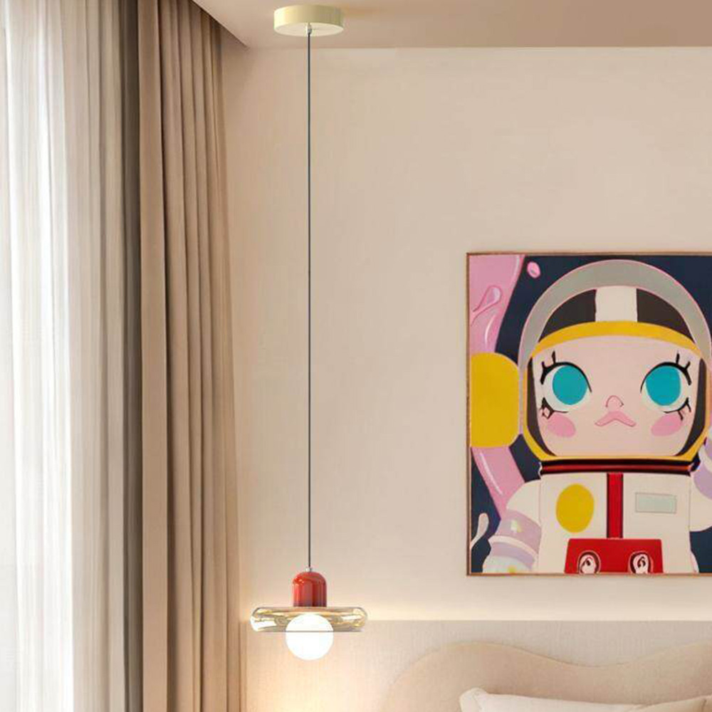 Memphis Cream Macaron Pendant Light