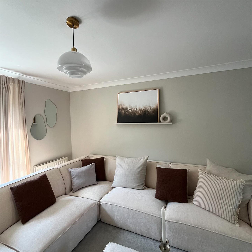 Art Milk White Cloud Glass Pendant Light