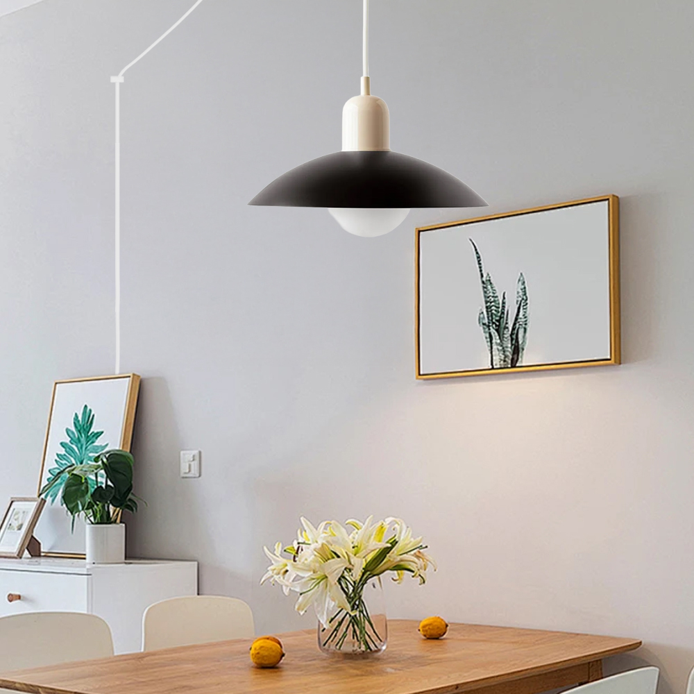 Mid Century Plug-in Bauhaus Dining Room Pendant Light