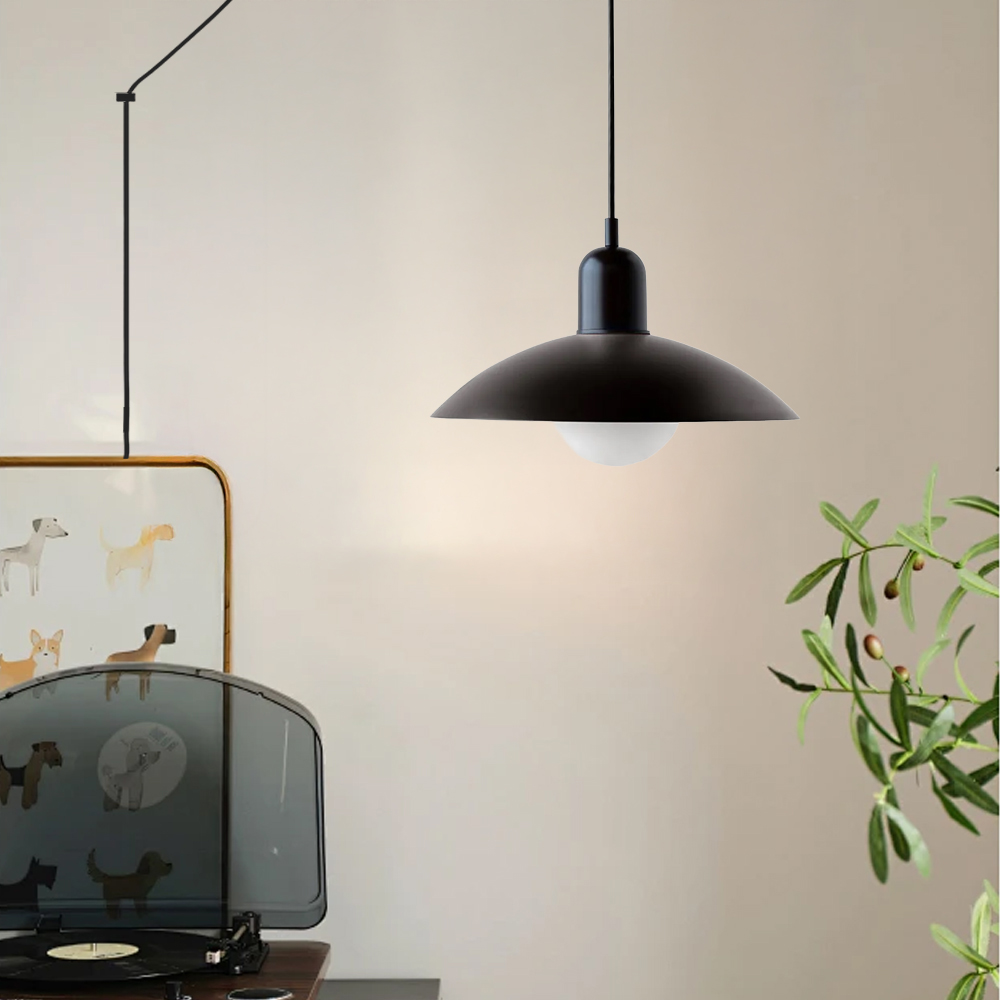 Mid Century Plug-in Bauhaus Dining Room Pendant Light