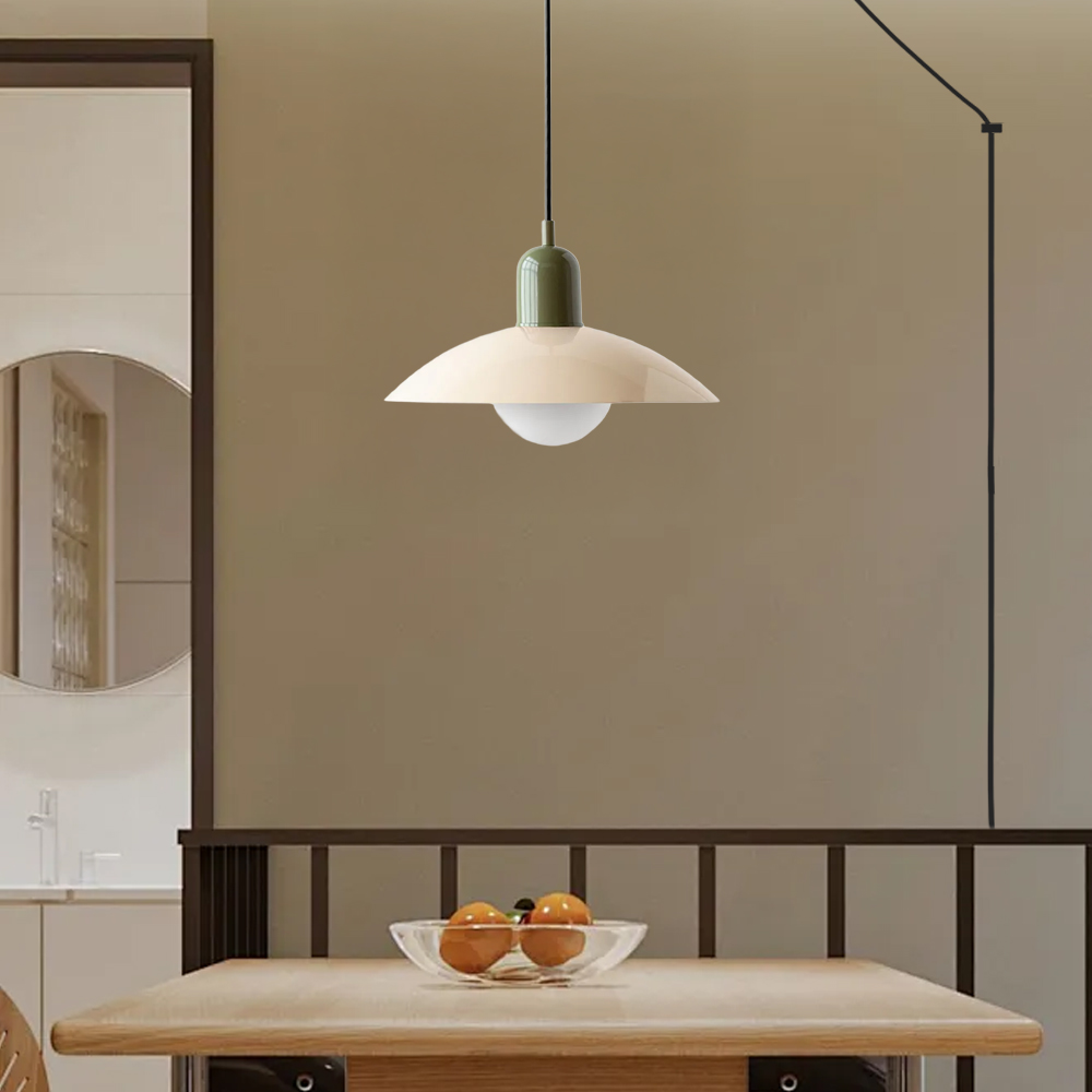 Mid Century Plug-in Bauhaus Dining Room Pendant Light
