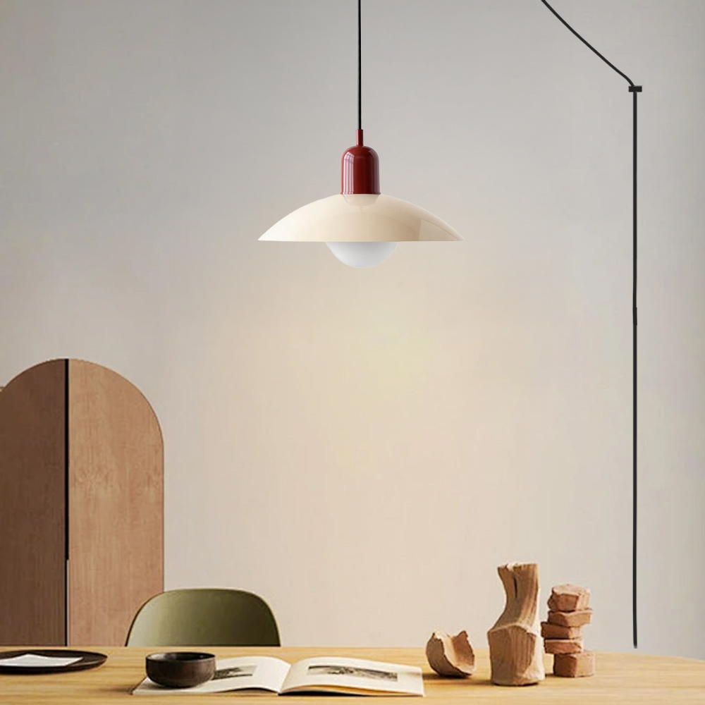 Mid Century Plug-in Bauhaus Dining Room Pendant Light