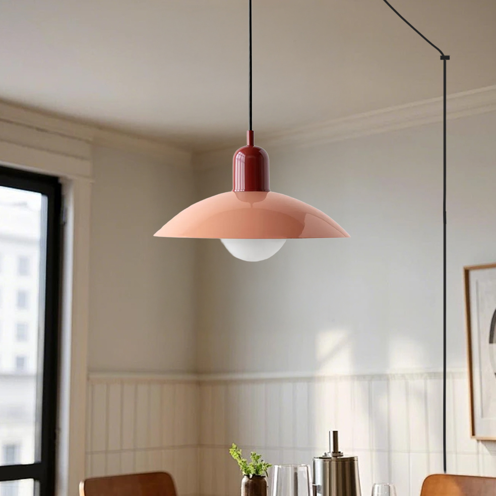 Mid Century Plug-in Bauhaus Dining Room Pendant Light