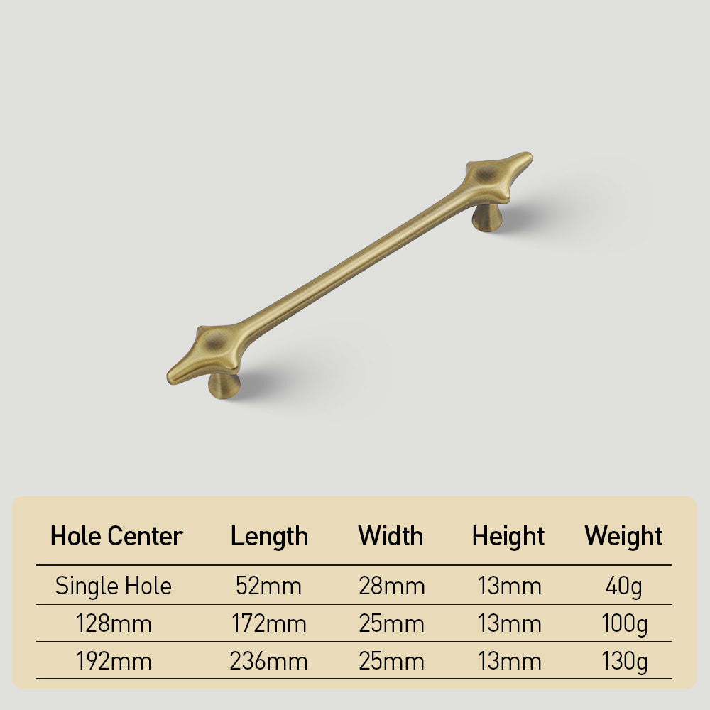 Mid-Century Starburst Cabinet Pulls & Knobs