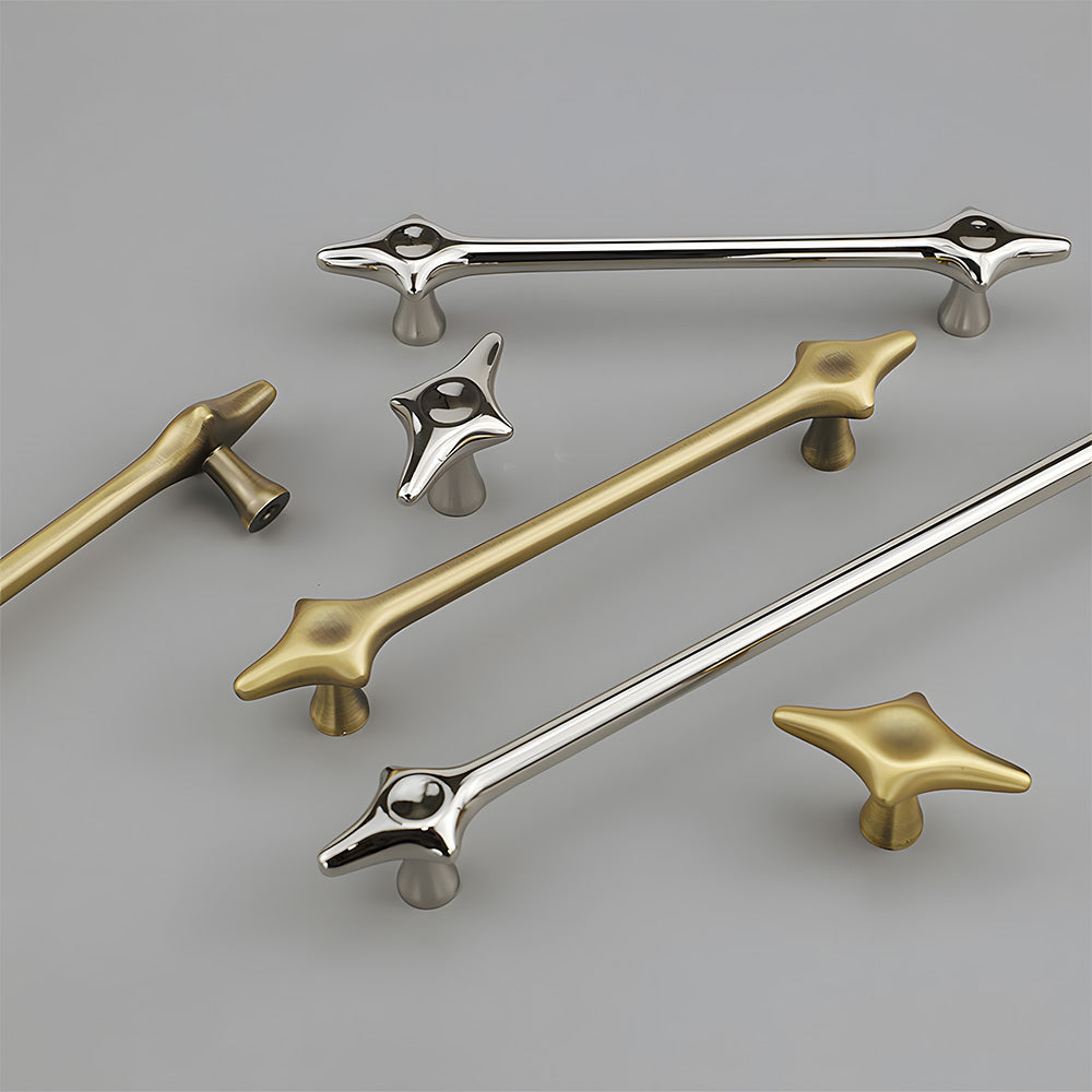 Mid-Century Starburst Cabinet Pulls & Knobs