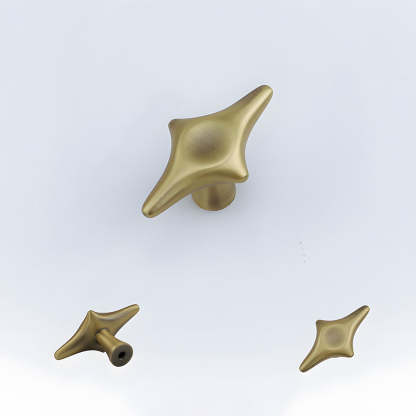 Mid-Century Starburst Cabinet Pulls & Knobs