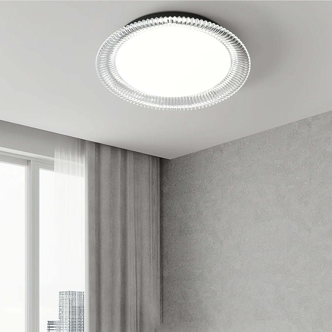Round Shape LED Flush Ceiling Light -Homdiy