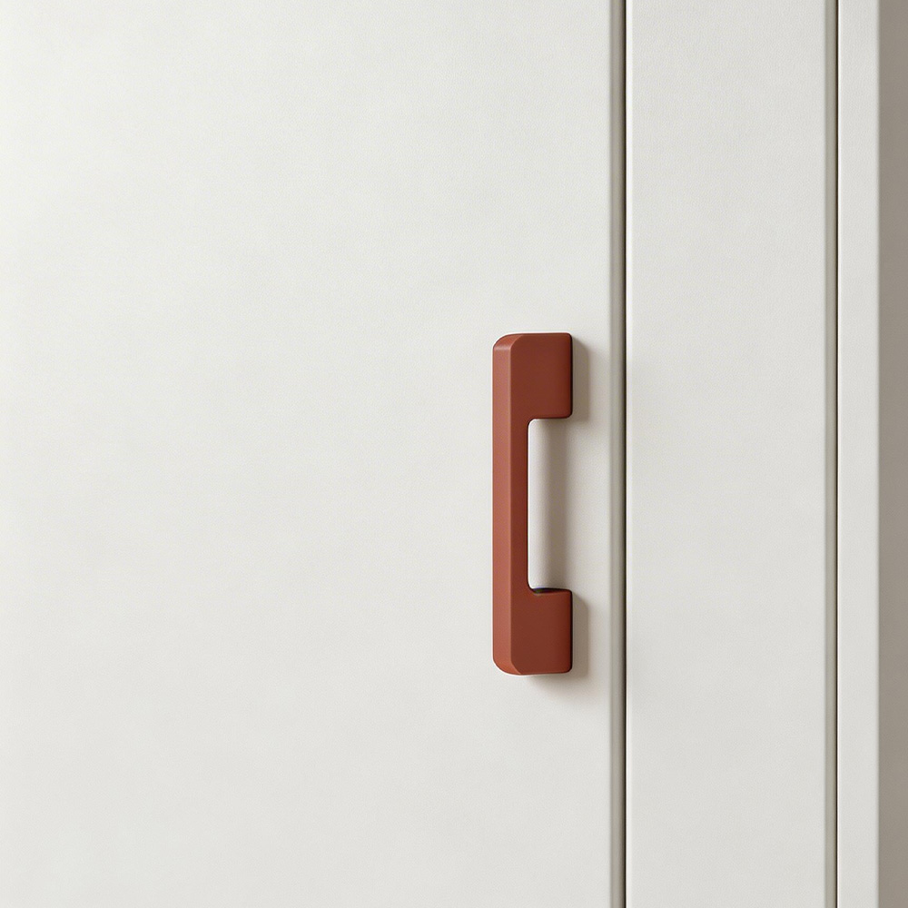 Minimalist Colorful Bathroom Cabinet Handles