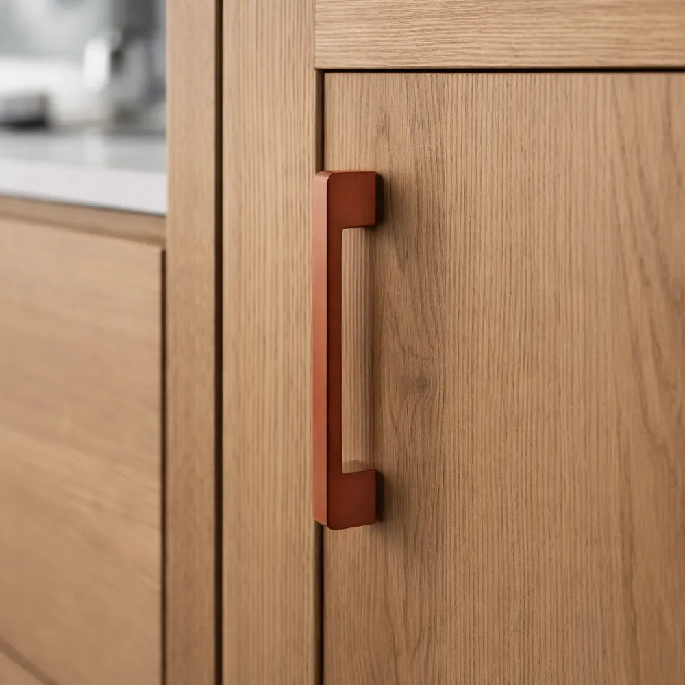 Minimalist Colorful Bathroom Cabinet Handles
