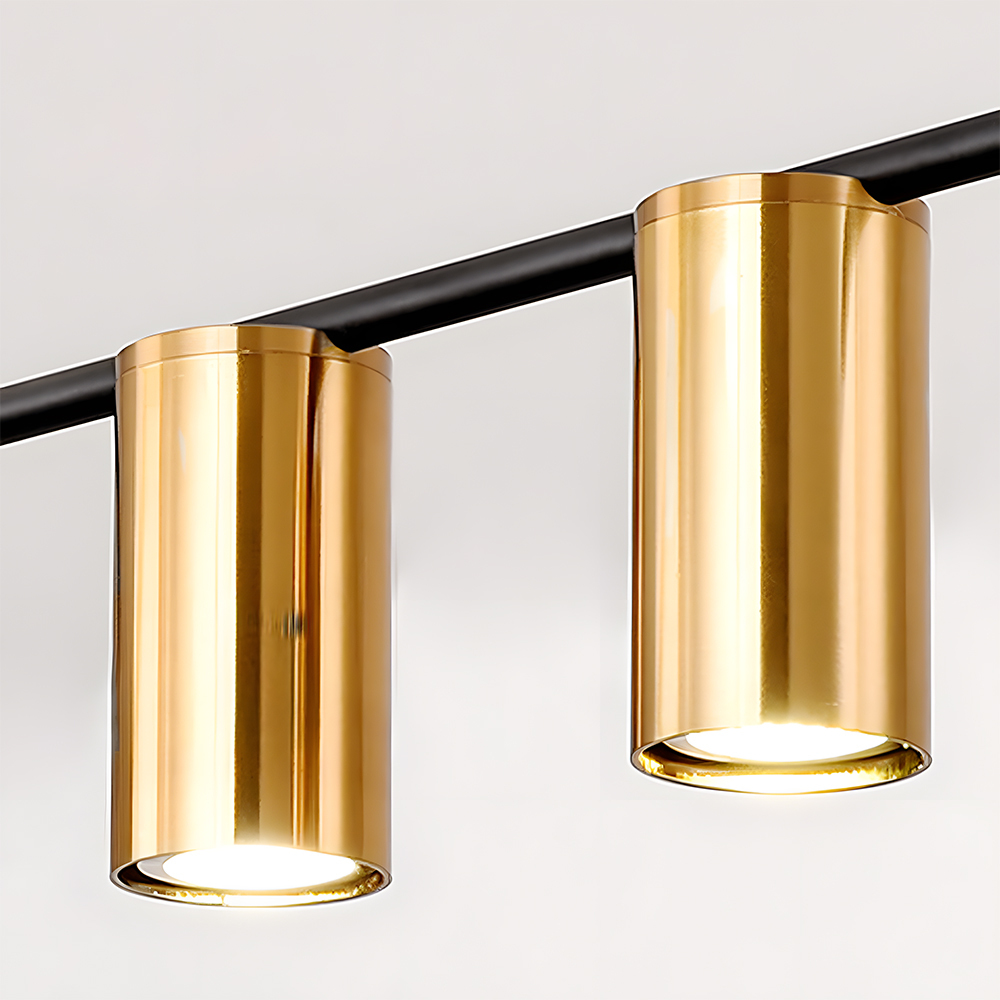 Minimalist Industrial Linear Chandelier For Modern Kitchen 