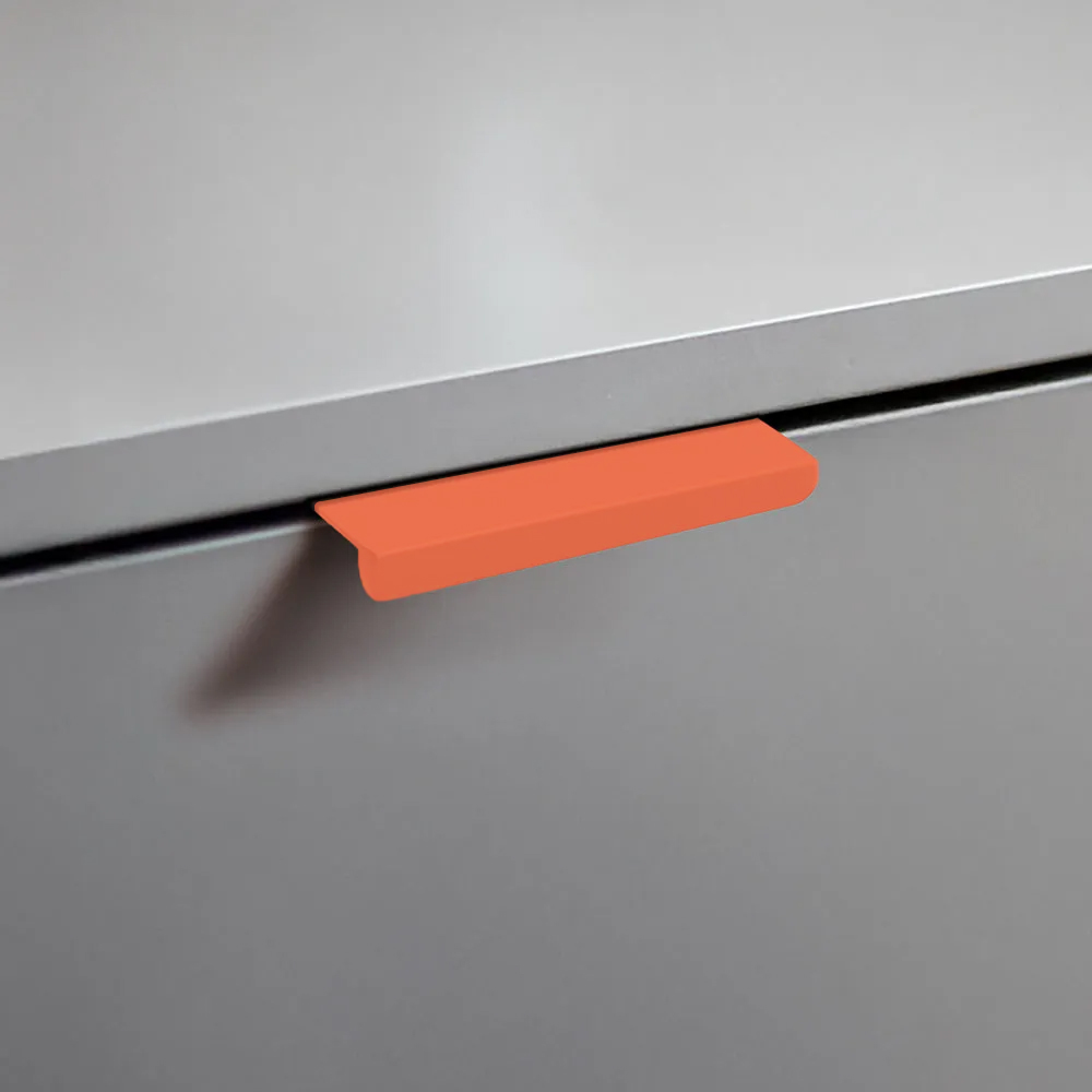 Minimalist Morandi Aluminum Edge Cabinet Handles