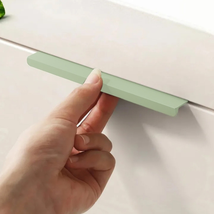 Minimalist Morandi Aluminum Edge Cabinet Handles