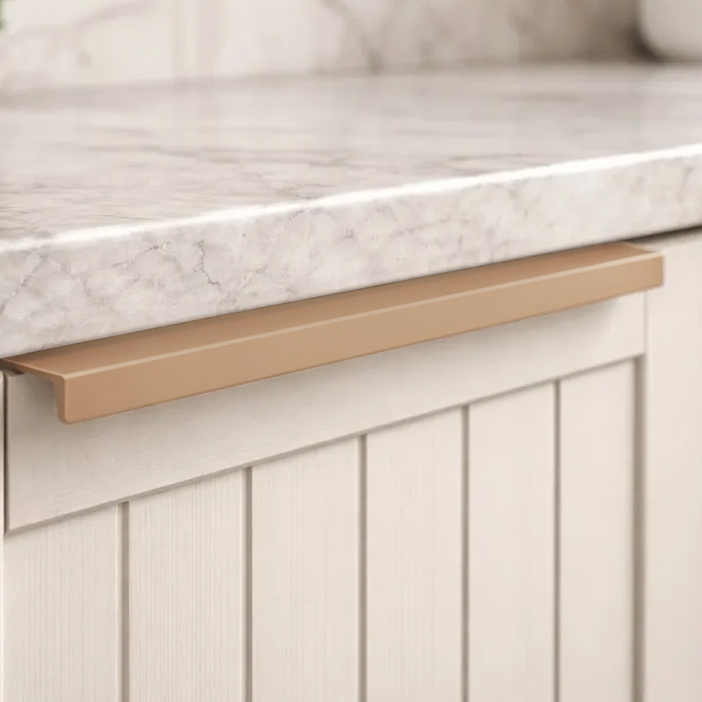 Minimalist Morandi Aluminum Edge Cabinet Handles