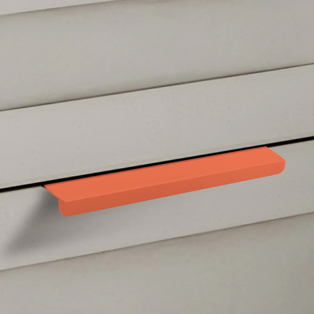 Minimalist Morandi Aluminum Edge Cabinet Handles