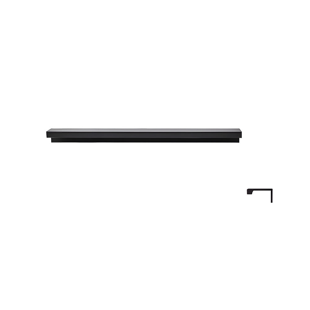 Minimalist Black & Gold Invisible Cabinet Edge Pulls