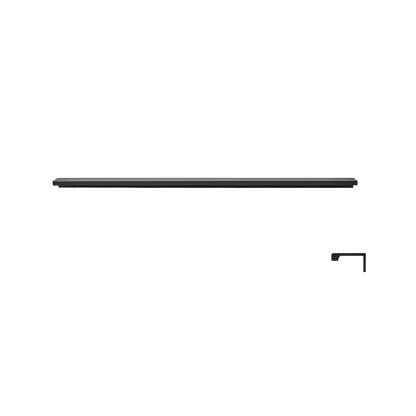 Minimalist Black & Gold Invisible Cabinet Edge Pulls
