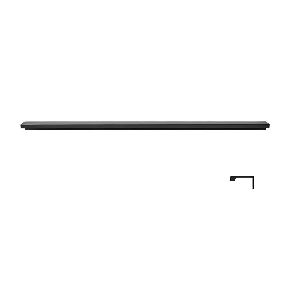 Minimalist Black & Gold Invisible Cabinet Edge Pulls