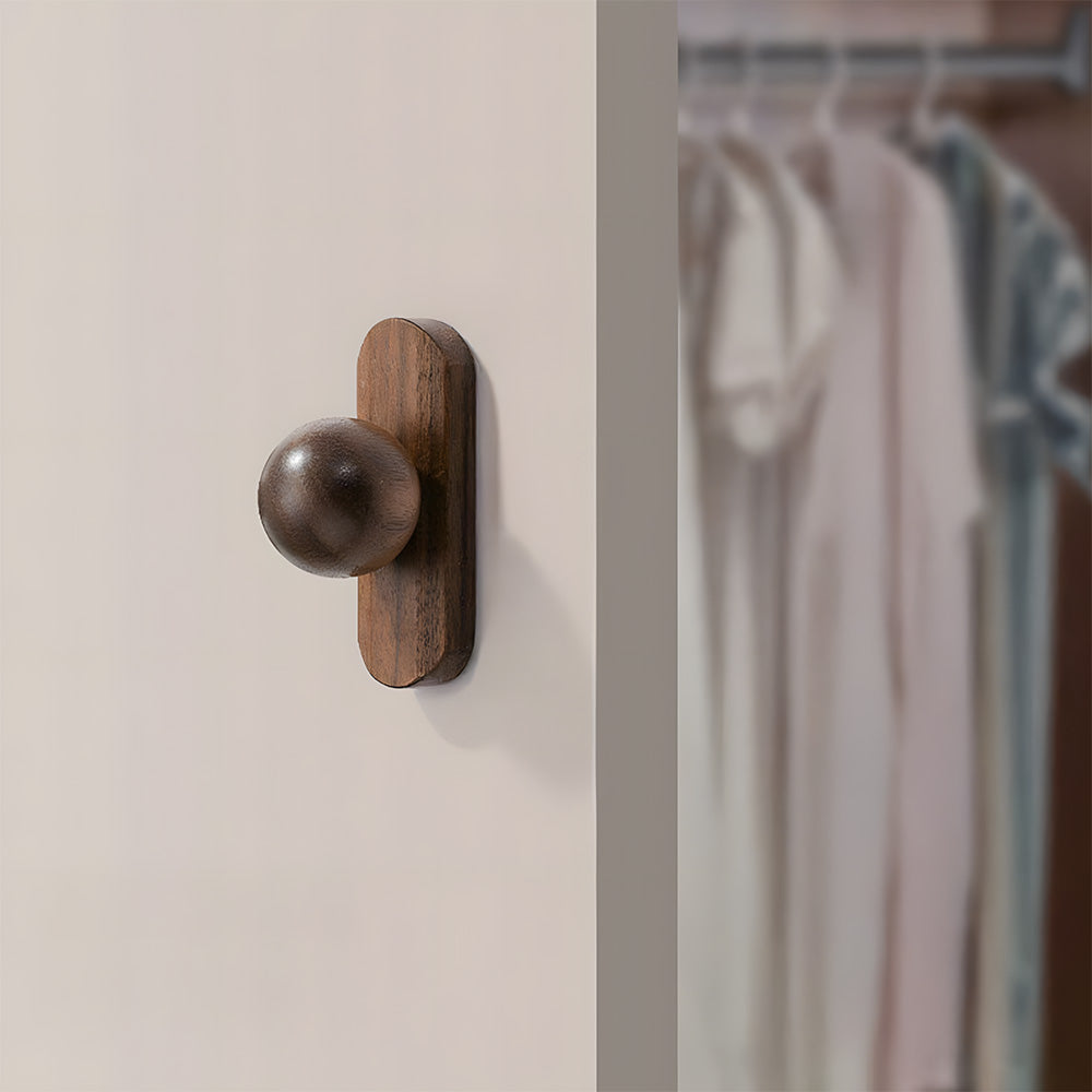 Minimalist Natural Wood Cabinet Pulls for Kitchen Drawer