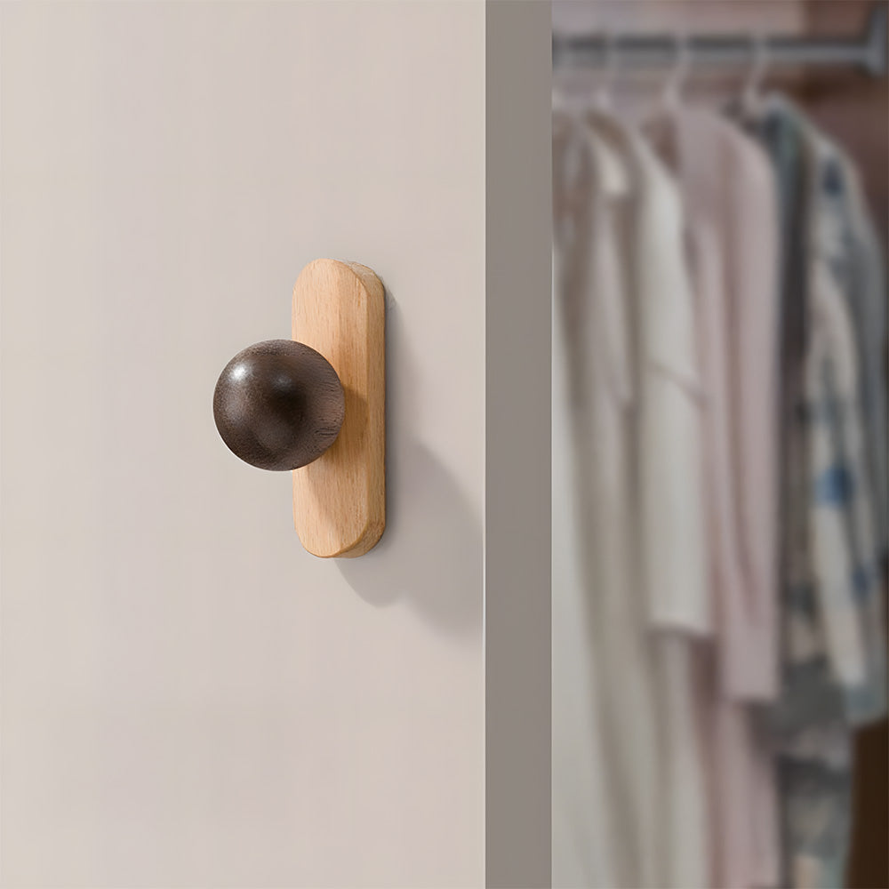 Minimalist Natural Wood Cabinet Pulls for Kitchen Drawer