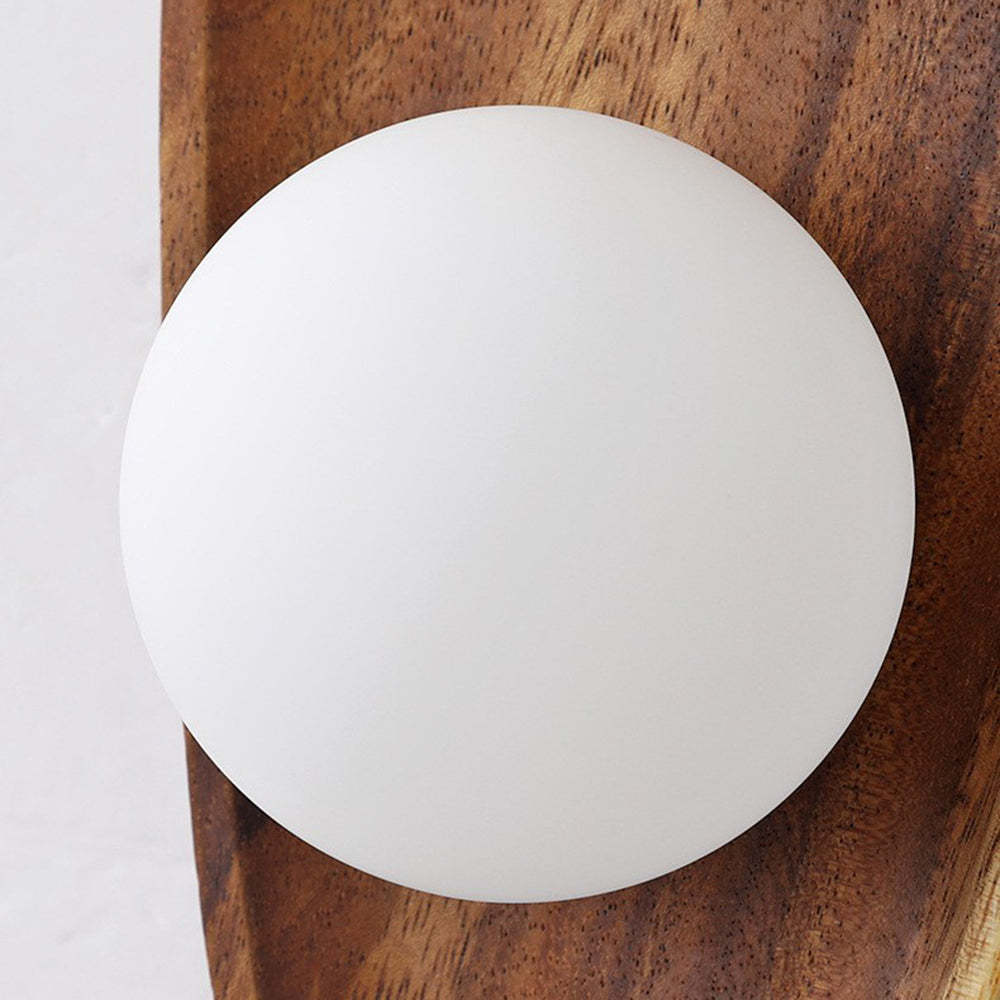 Wabi-sabi Simple Solid Wood Wall Light -Homdiy