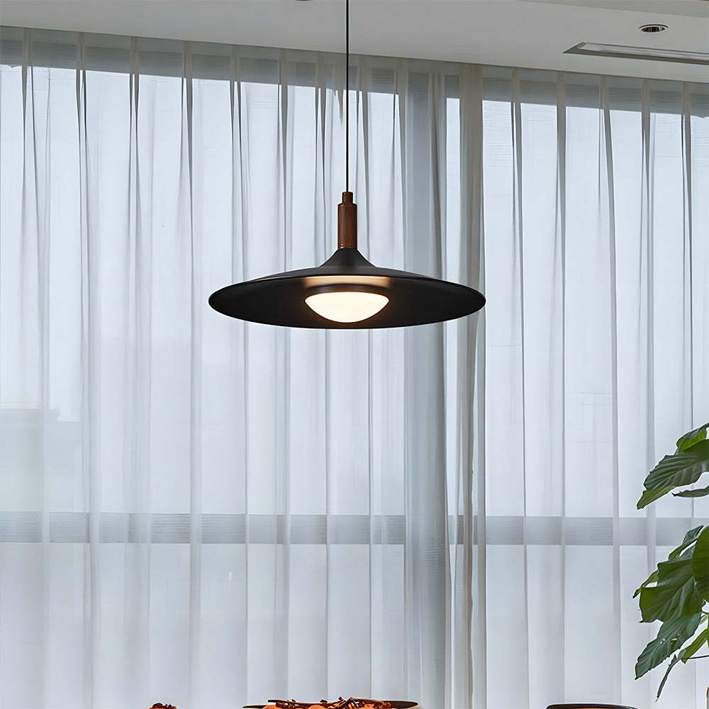 LED pendant light for dining room-minimalist, black iron | Lampsmodern US