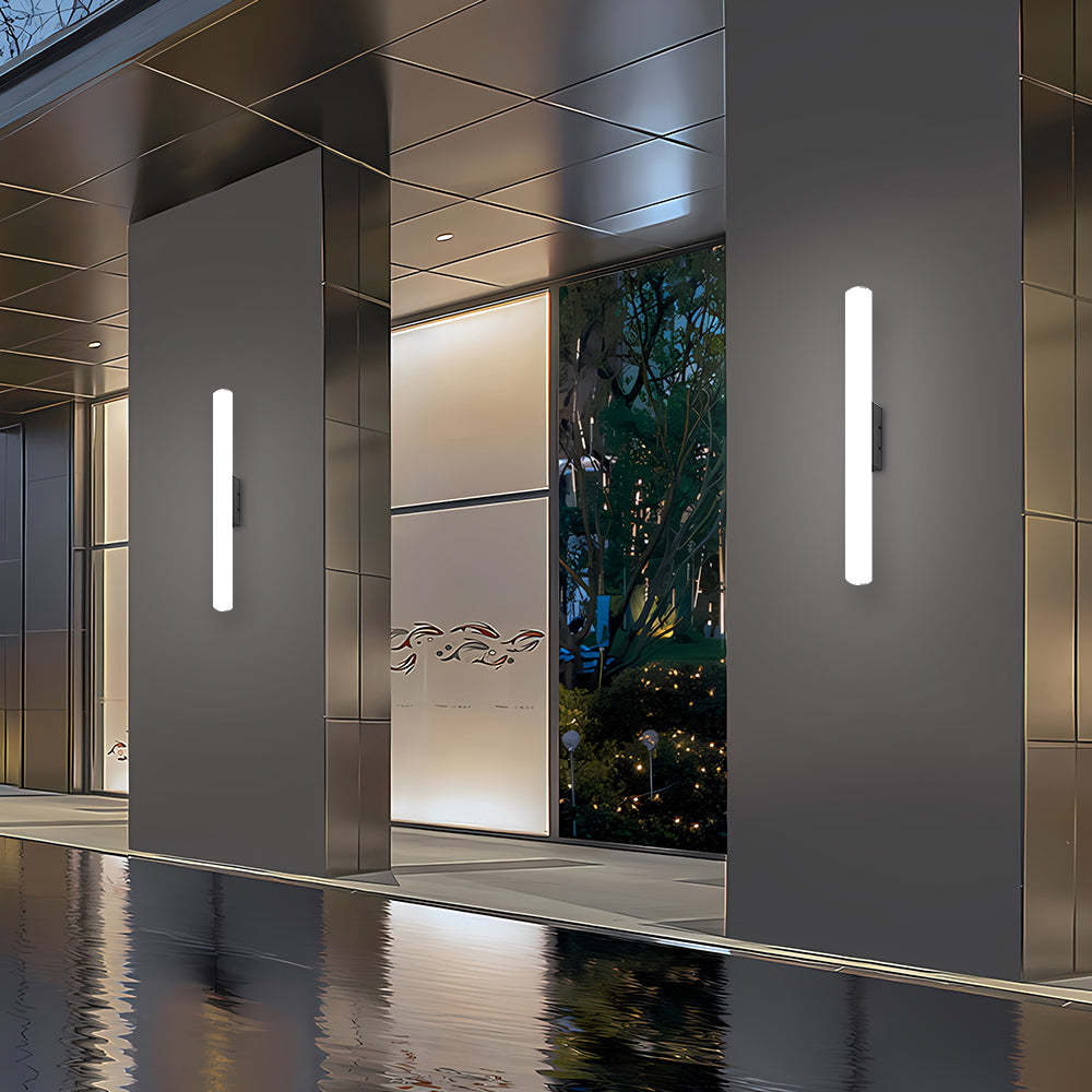 Led wall light for outdoor-minimalist white design | Lampsmodern UK