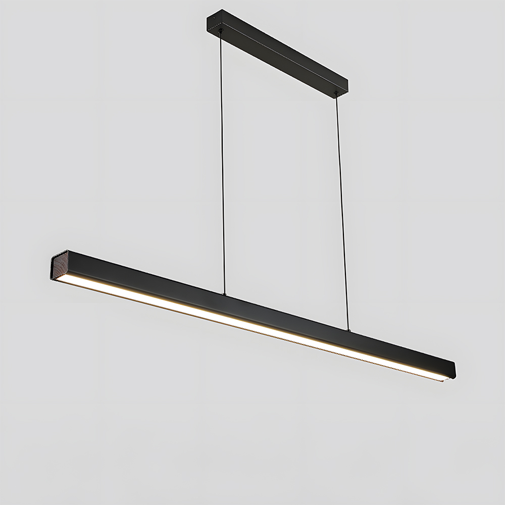 Modern Acrylic Minimalist Linear LED Pendant Light For Dining Room