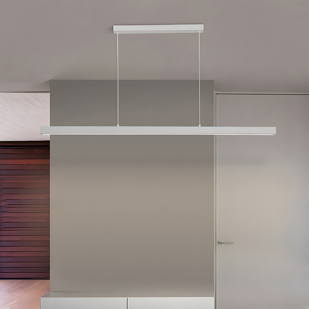 Modern Acrylic Minimalist Linear LED Pendant Light For Dining Room